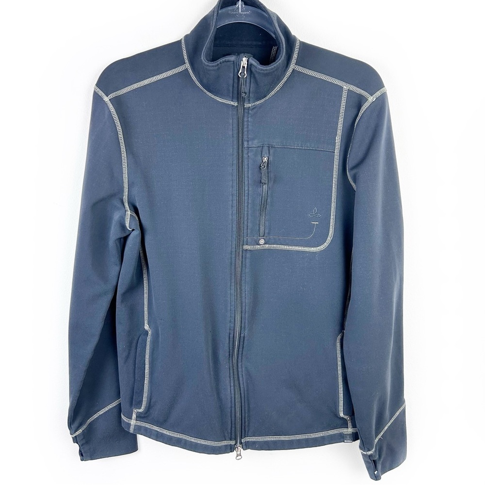 Prana Jacket Navy full zip outdoor hiking athletic jacket size: M
